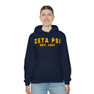  Zeta Psi Established Hooded Sweatshirts 