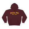  Zeta Psi Established Hooded Sweatshirts 