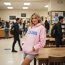 Delta Gamma Letterman Hooded Sweatshirts