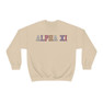 Alpha Xi Delta Pastel Greek Crewneck Sweatshirt