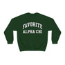 Favorite Alpha Chi Omega Crewneck Sweatshirt