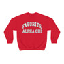 Favorite Alpha Chi Omega Crewneck Sweatshirt