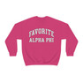 Favorite Alpha Phi Crewneck Sweatshirt