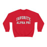 Favorite Alpha Phi Crewneck Sweatshirt