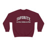 Favorite Alpha Sigma Alpha Crewneck Sweatshirt