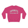 Favorite Alpha Sigma Tau Crewneck Sweatshirt