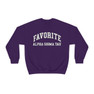 Favorite Alpha Sigma Tau Crewneck Sweatshirt
