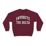 Favorite Delta Delta Delta Crewneck Sweatshirt