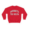 Favorite Delta Delta Delta Crewneck Sweatshirt