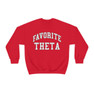 Favorite Kappa Alpha Theta Crewneck Sweatshirt