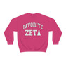 Favorite Zeta Tau Alpha Crewneck Sweatshirt