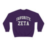 Favorite Zeta Tau Alpha Crewneck Sweatshirt