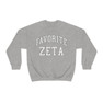 Favorite Zeta Tau Alpha Crewneck Sweatshirt