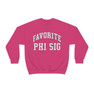 Favorite Phi Sigma Sigma Crewneck Sweatshirt