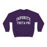 Favorite Theta Phi Alpha Crewneck Sweatshirt