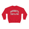 Favorite Theta Phi Alpha Crewneck Sweatshirt