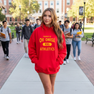 Chi Omega Property Of Athletics Hooded Sweatshirts