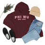 Phi Mu Established Hooded Sweatshirts