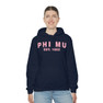 Phi Mu Established Hooded Sweatshirts