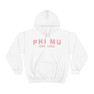 Phi Mu Established Hooded Sweatshirts