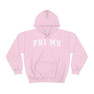 Phi Mu Letterman Hooded Sweatshirts