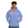 Phi Mu Letterman Hooded Sweatshirts