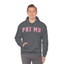 Phi Mu Letterman Hooded Sweatshirts