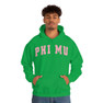 Phi Mu Letterman Hooded Sweatshirts