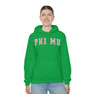 Phi Mu Letterman Hooded Sweatshirts