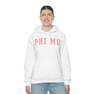 Phi Mu Letterman Hooded Sweatshirts