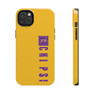 Chi Psi Vertical Tough Phone Cases, Case-Mate