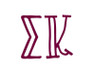 Sigma Kappa Carson Greek Letter Sticker - 2.5" Tall