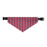 Belmont University Pattern Pet Bandana Collar - Red