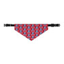Belmont University Pattern Pet Bandana Collar - Red