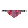  Belmont University Pattern Pet Bandana Collar - Red 