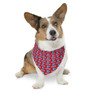  Belmont University Pattern Pet Bandana Collar - Red 