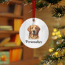 Golden Retriever Customized Christmas Ornaments