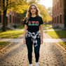 Alpha Chi Omega Two Toned Greek Lettered T-shirts