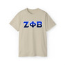 Zeta Phi Beta Two Toned Greek Lettered T-shirts