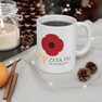 Zeta Psi Remembrance Poppies Coffee Cup, 11oz