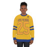 Alpha Phi Omega Jersey Look Cuffs Crewneck Sweatshirt