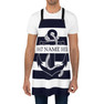 Personalized Stripe Boat Apron