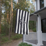 Personalized Boat Navy Stripe House Banner Flag