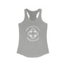  Personalized Name & Boat Name Women's Ideal Racerback Tank 