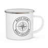 Personalized Boat Name & Location Enamel Camping Mug