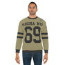 Sigma Nu Jersey Look Cuffs Crewneck Sweatshirt