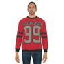 Tau Kappa Epsilon Jersey Look Cuffs Crewneck Sweatshirt