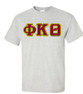  Fraternity Custom Satin Stitch Greek Lettered Tee 
