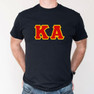  Fraternity Custom Satin Stitch Greek Lettered Tee 