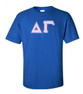  Fraternity Custom Satin Stitch Greek Lettered Tee 